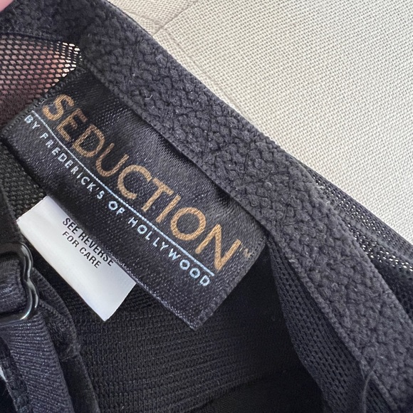 Vintage Seductive Y2K bandage goth Helmut newton teddy top S - Picture 8 of 8